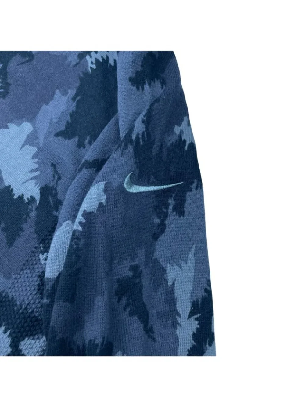 Nike Golf Men's 100% Cotton V-Neck Sweater Gray Camouflage • 803265-063 • Small